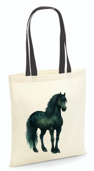 Vászontáska - színes fülű 