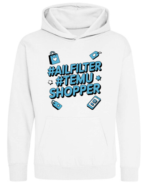 Kapucnis belebújós gyerek pulóver