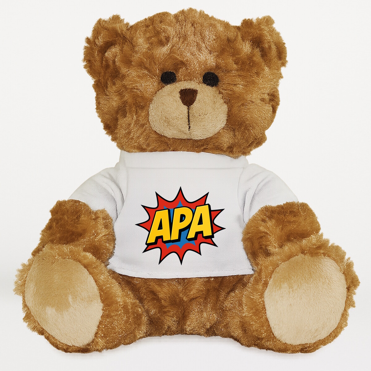 Plüssmaci egyedi pólóval