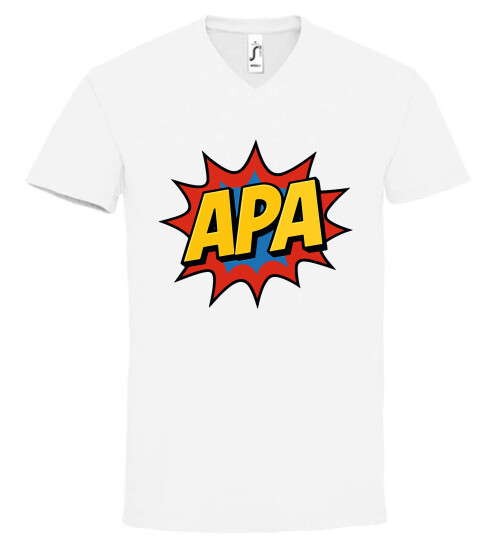 Unisex V nyakú póló