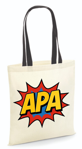 Vászontáska - színes fülű 