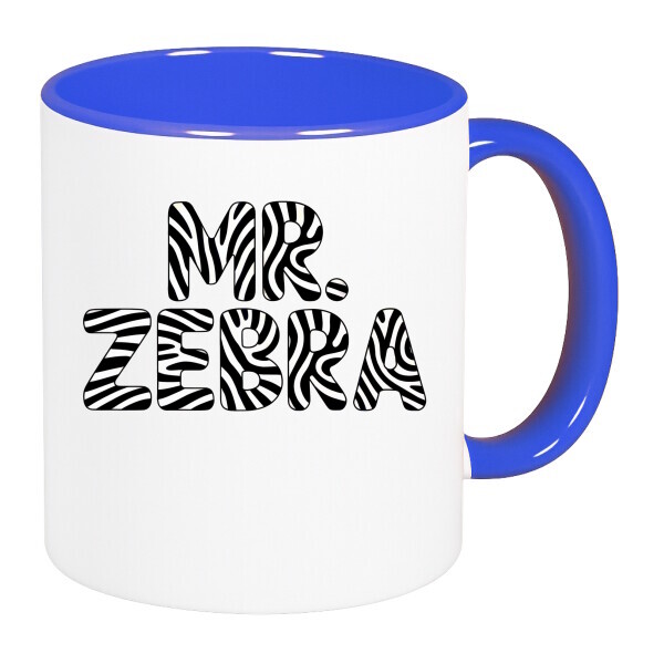 Színes fülű és belsejű bögre