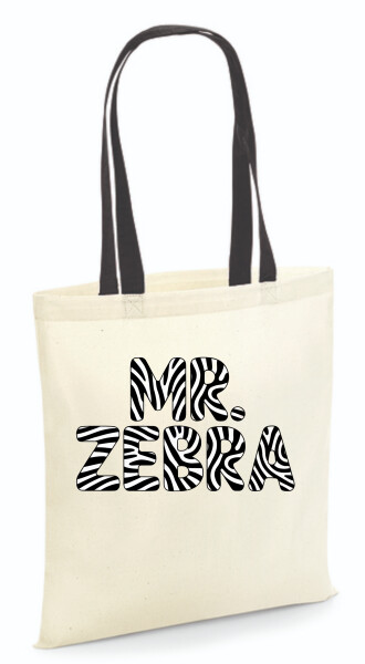 Vászontáska - színes fülű 