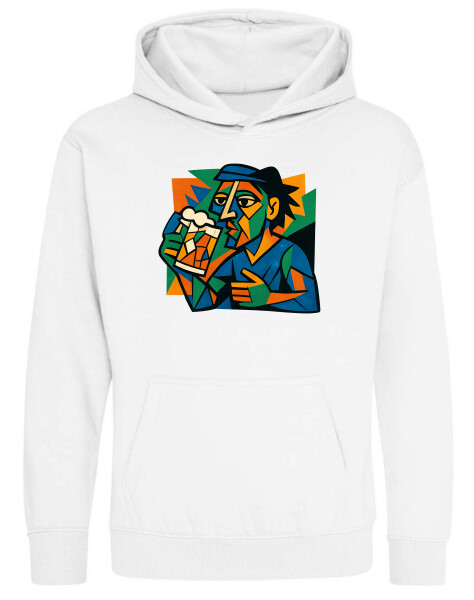 Kapucnis belebújós gyerek pulóver