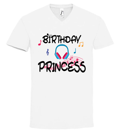 Unisex V nyakú póló