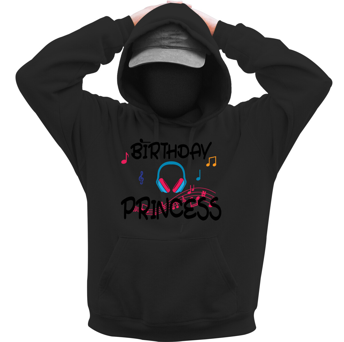 Kapucnis belebújós pulóver