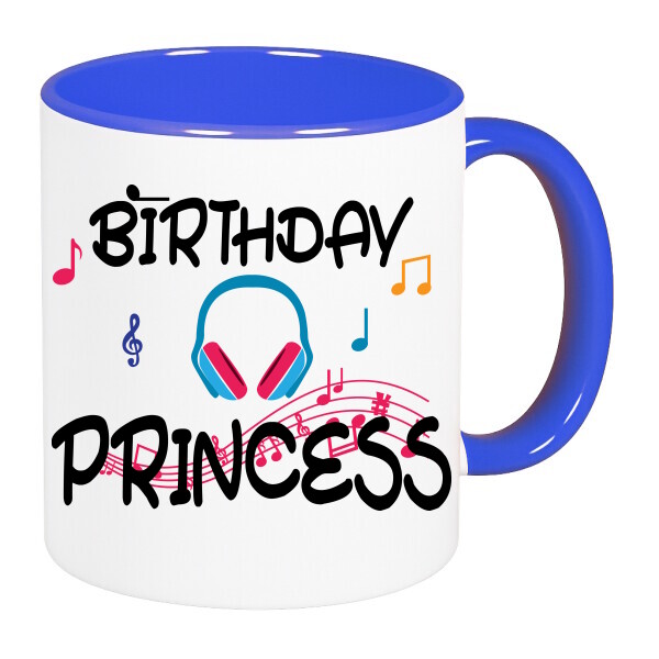 Színes fülű és belsejű bögre