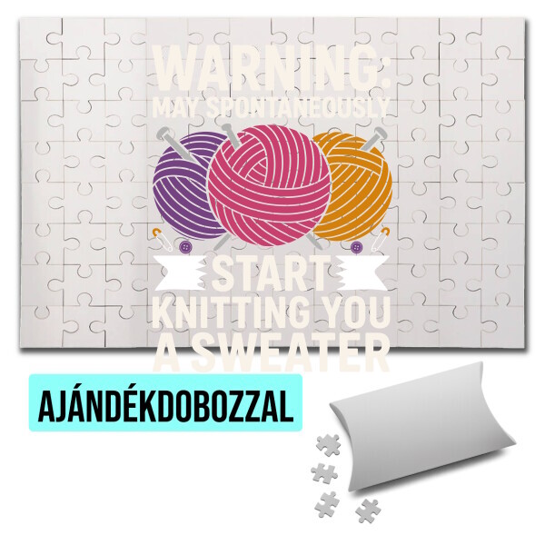 Puzzle - kirakó ajándékdobozzal