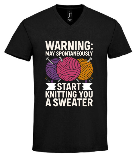 Unisex V nyakú póló