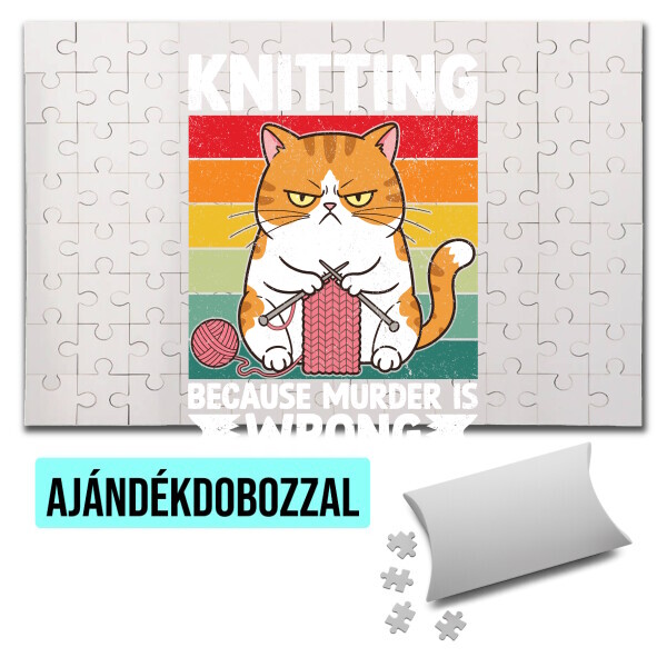 Puzzle - kirakó ajándékdobozzal