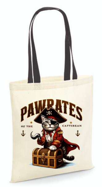 Vászontáska - színes fülű 