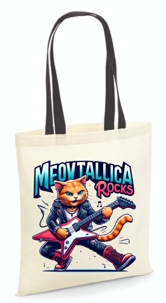 Vászontáska - színes fülű 