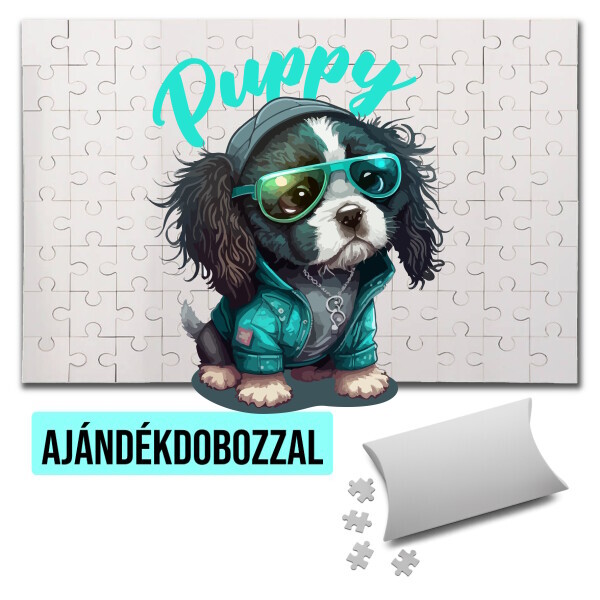 Puzzle - kirakó ajándékdobozzal