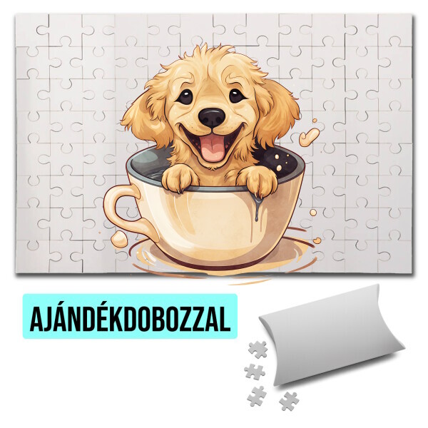 Puzzle - kirakó ajándékdobozzal