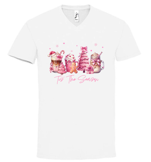 Unisex V nyakú póló