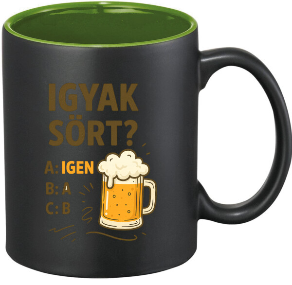 Hőre változó bögre - színes belső