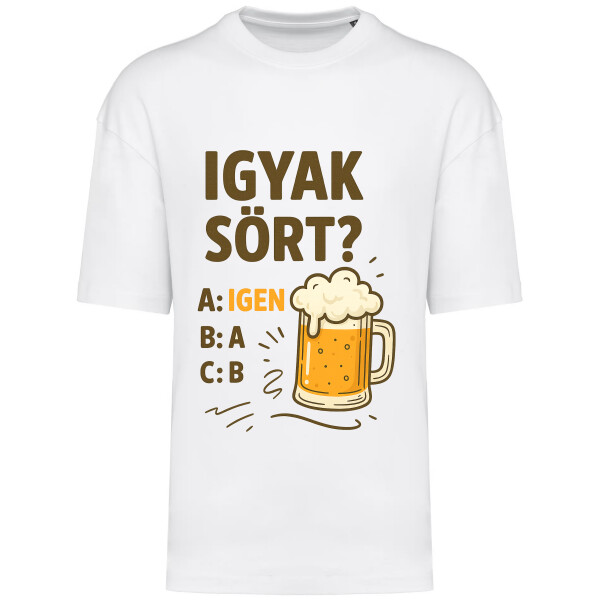 Prémium oversized unisex póló