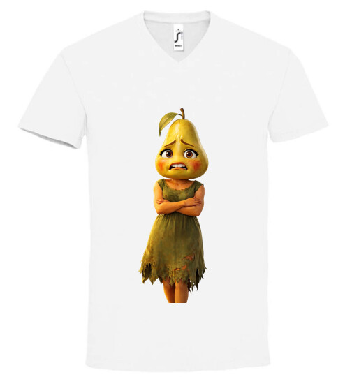 Unisex V nyakú póló