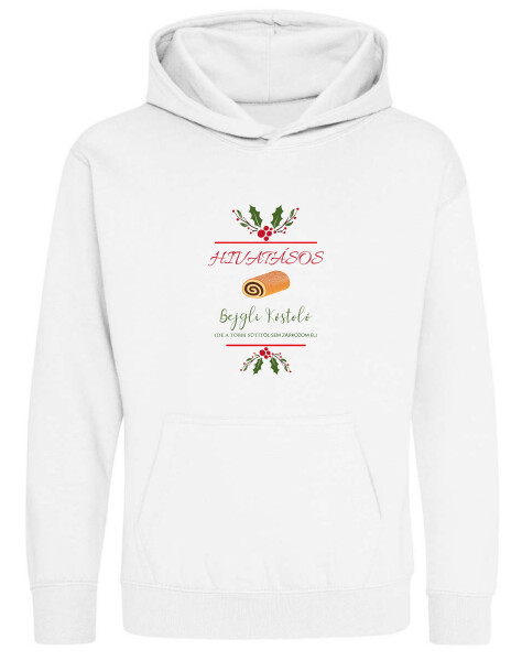 Kapucnis belebújós gyerek pulóver