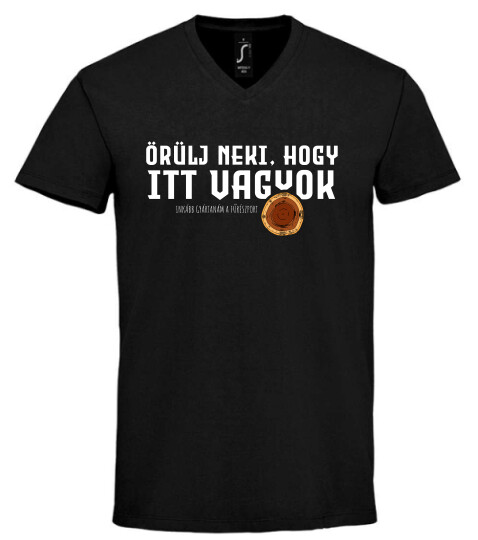 Unisex V nyakú póló