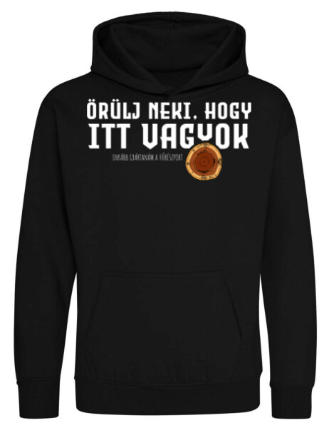 Kapucnis belebújós gyerek pulóver