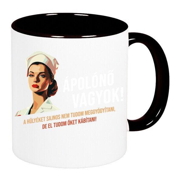 Színes fülű és belsejű bögre