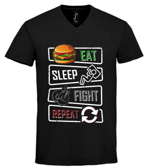 Unisex V nyakú póló