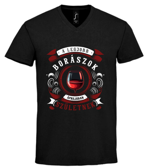 Unisex V nyakú póló