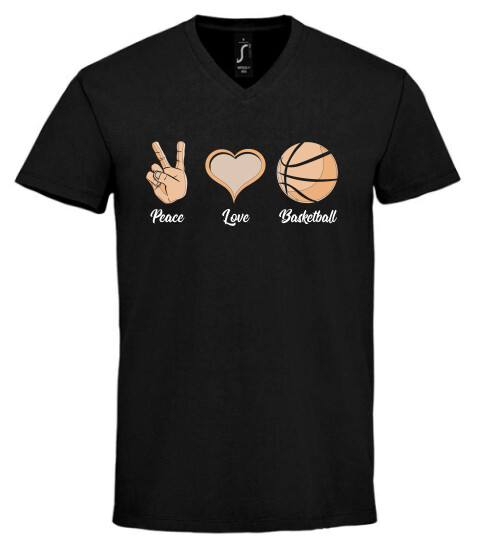 Unisex V nyakú póló