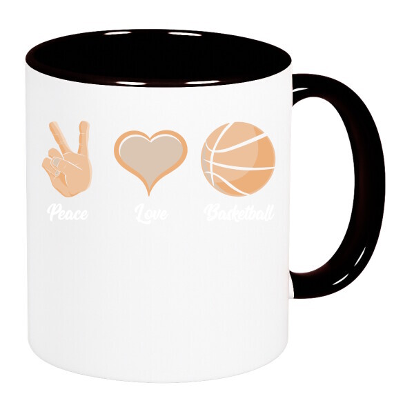 Színes fülű és belsejű bögre