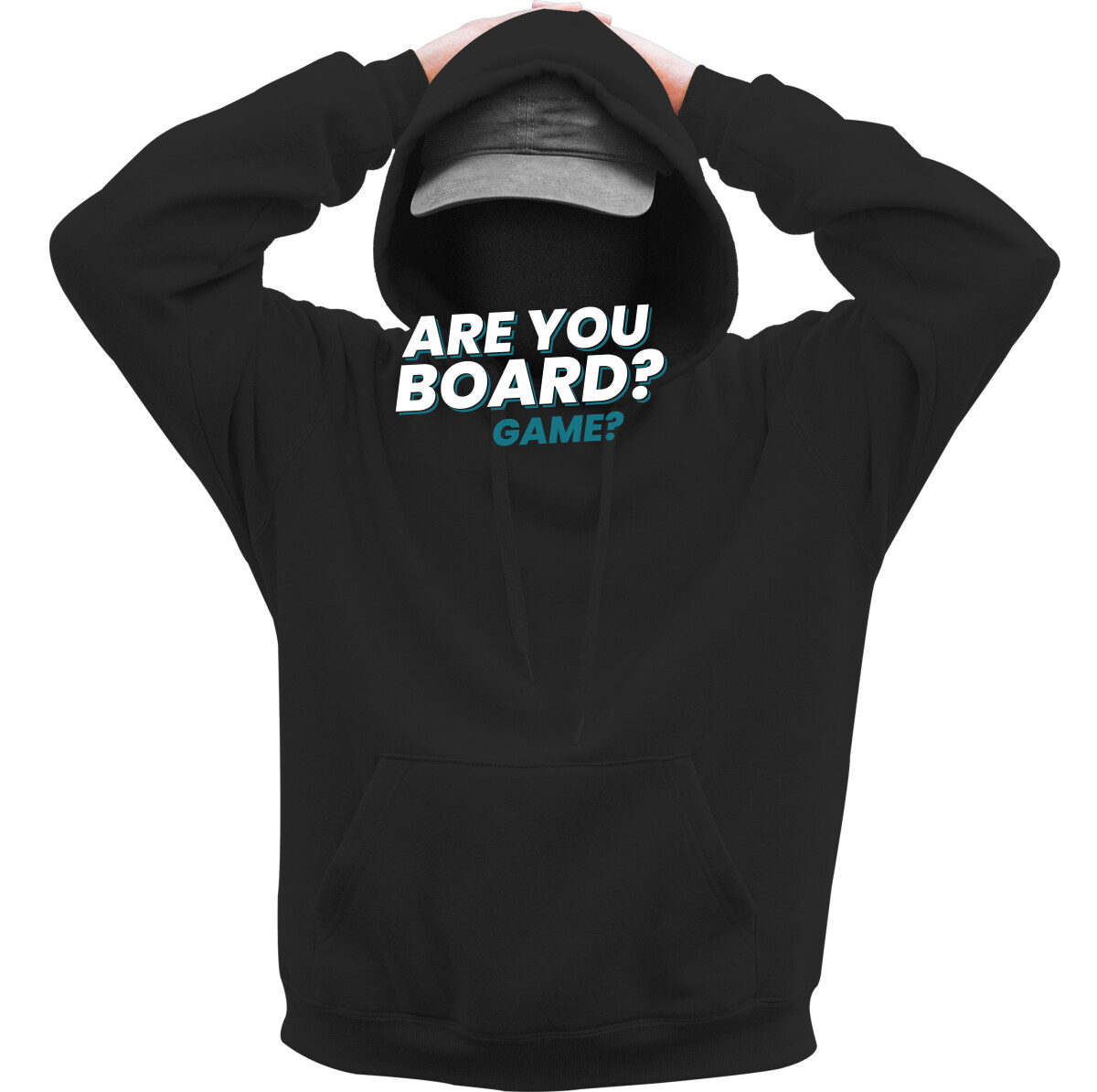 Kapucnis belebújós pulóver