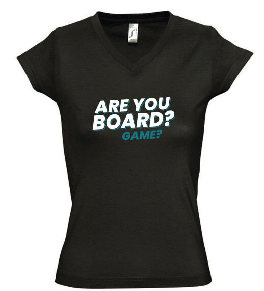 Női V nyakú póló