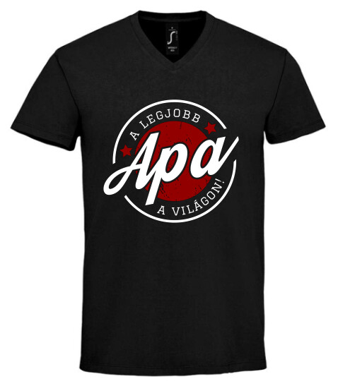 Unisex V nyakú póló