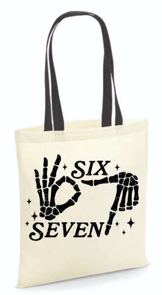 Vászontáska - színes fülű 