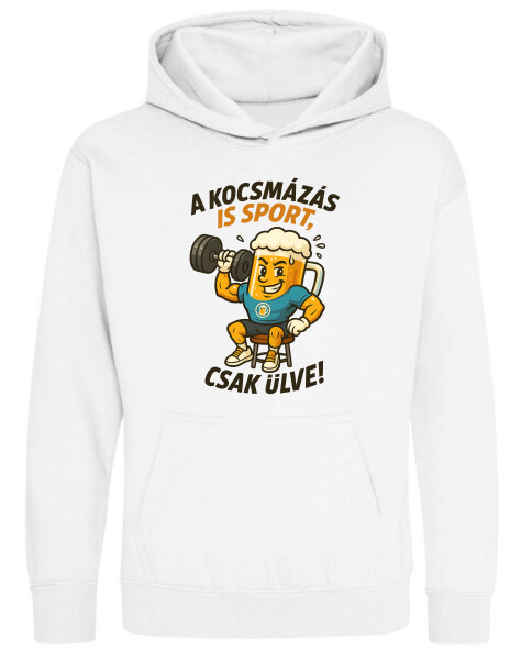 Kapucnis belebújós gyerek pulóver