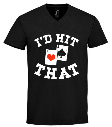 Unisex V nyakú póló