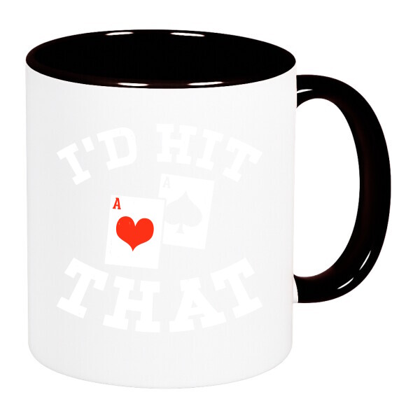 Színes fülű és belsejű bögre