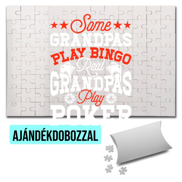 Puzzle - kirakó ajándékdobozzal