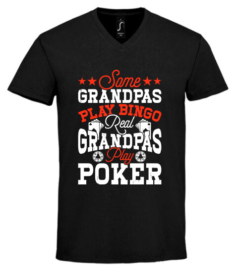 Unisex V nyakú póló