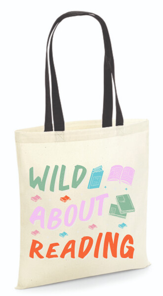 Vászontáska - színes fülű 