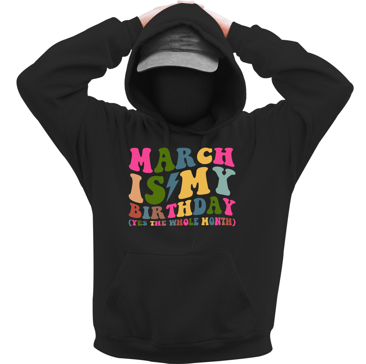 Kapucnis belebújós pulóver