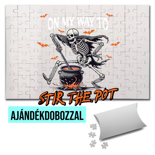 Puzzle - kirakó ajándékdobozzal