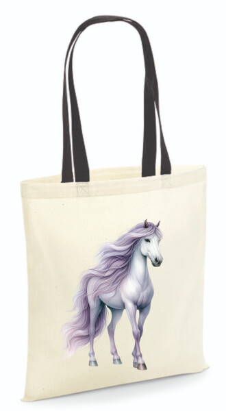 Vászontáska - színes fülű 