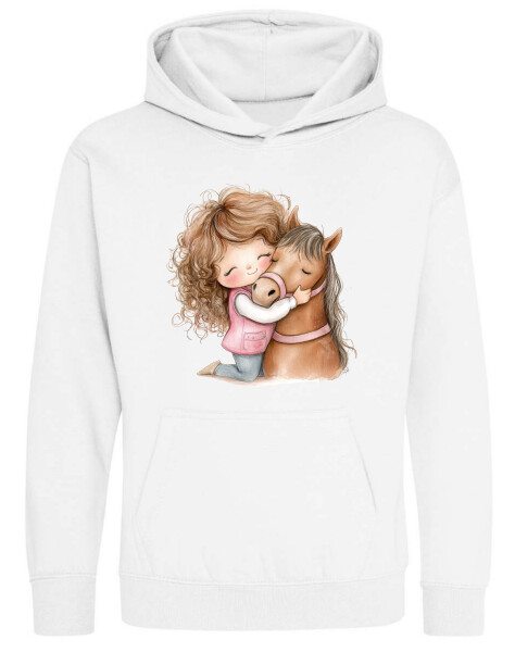 Kapucnis belebújós gyerek pulóver