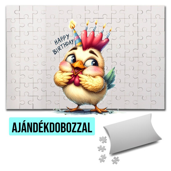 Puzzle - kirakó ajándékdobozzal