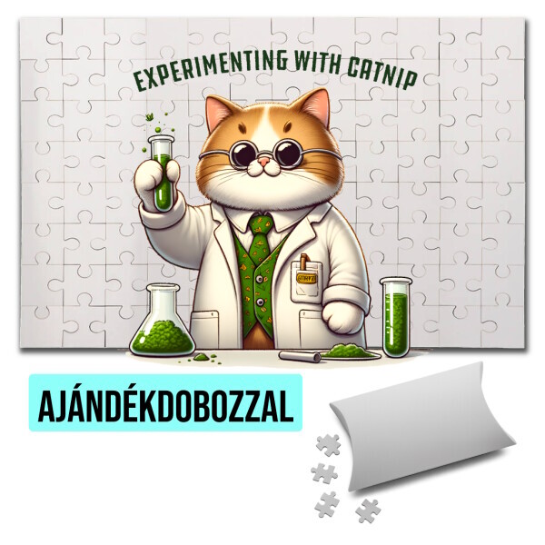 Puzzle - kirakó ajándékdobozzal