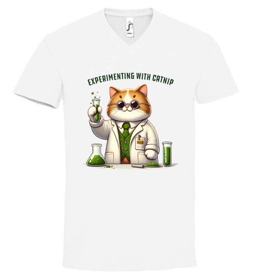 Unisex V nyakú póló