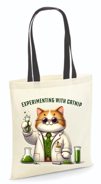 Vászontáska - színes fülű 