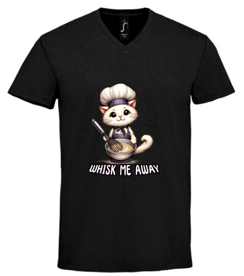 Unisex V nyakú póló