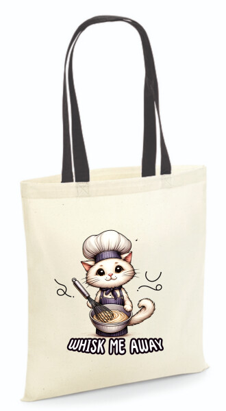 Vászontáska - színes fülű 